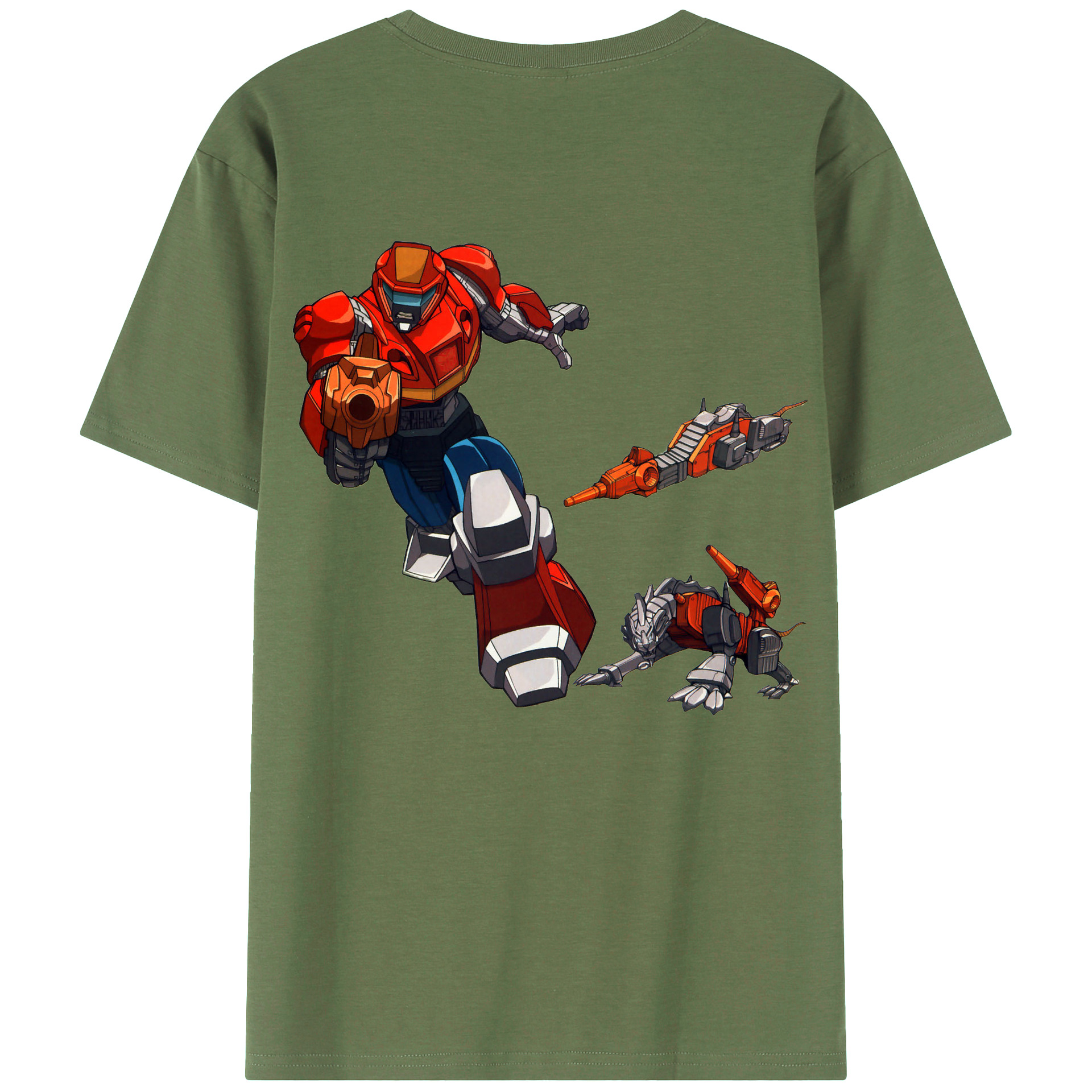 （画像用）  綿100％ メンズ半袖Tシャツ（バックプリント） 通気性